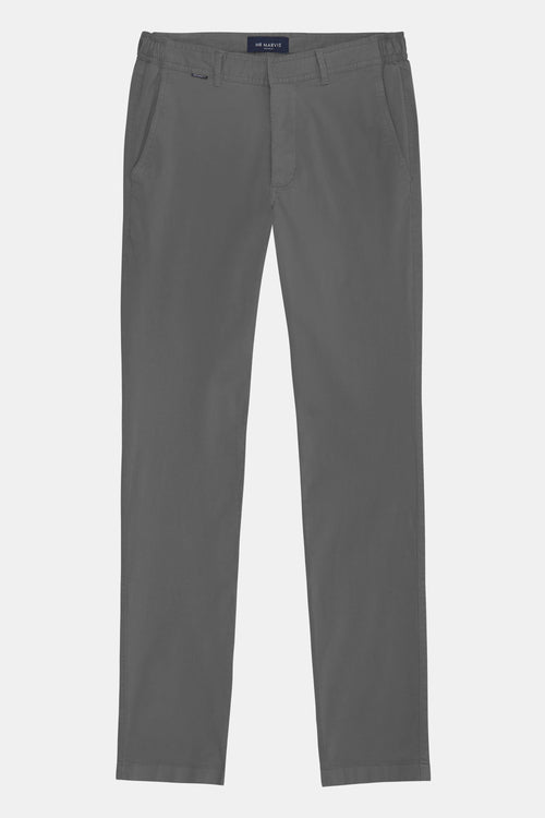 mid grey stretch cotton men's trousers | MR MARVIS