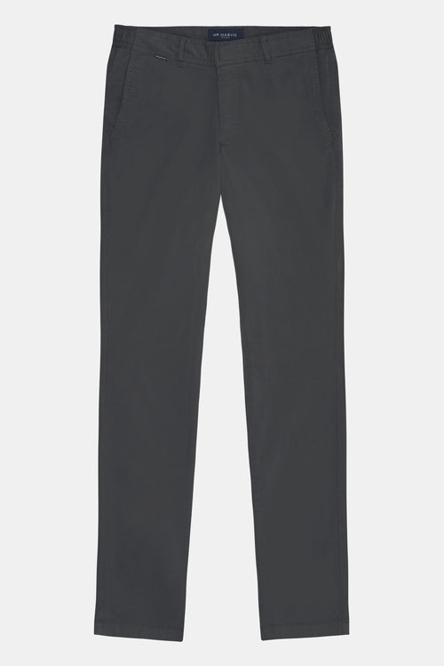 dark grey stretch cotton men's trousers | MR MARVIS