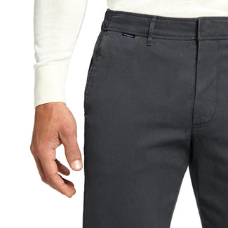 dark grey heavy stretch cotton men's trousers | MR MARVIS